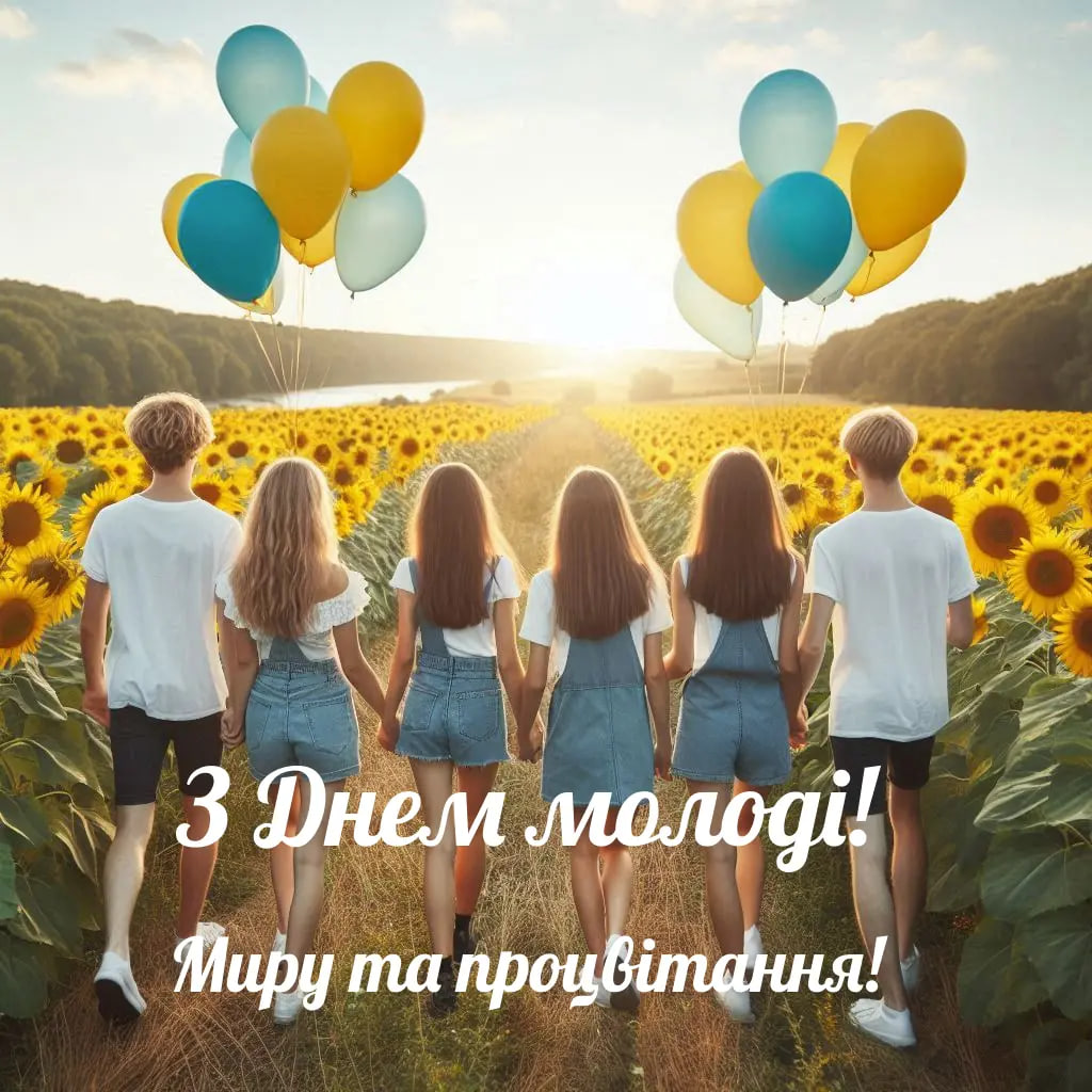 День молоді 2024: красиві привітання та листівки, які сподобаються кожному